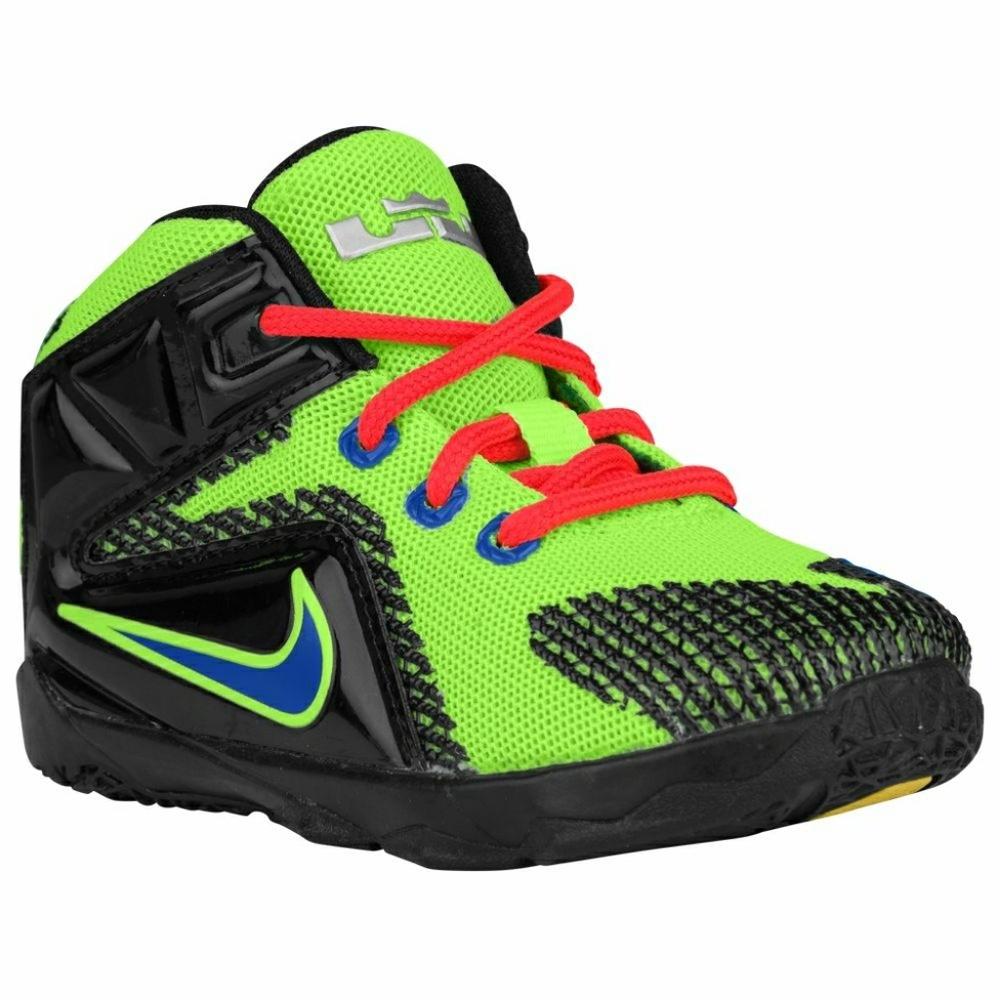 Nike Lebron 12 Baby Basketball Shoes Black/Green